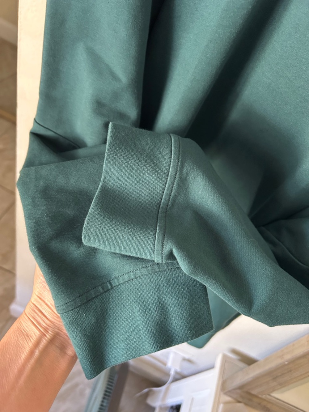 Lululemon city sweat athletic teal blue green sweatshirt hoodie unisex men’s XL - Picture 3 of 12